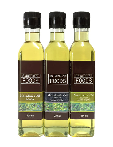 Flavoured Macadamia Oil Trio