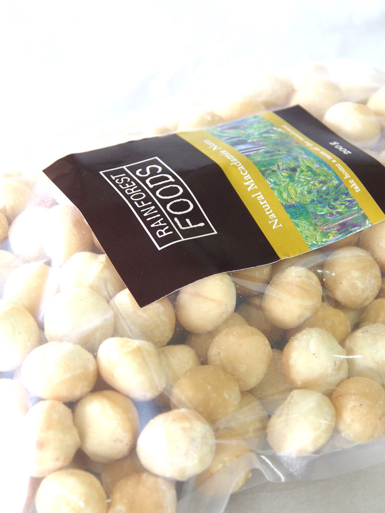 Natural Macadamia Nuts 1kg Rainforest Foods Byron Bay